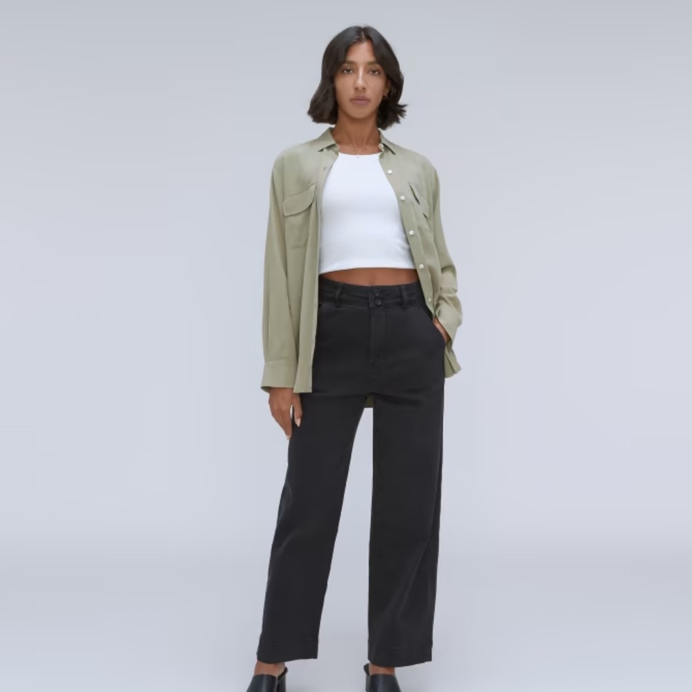 Everlane Wide Leg Crop Pant